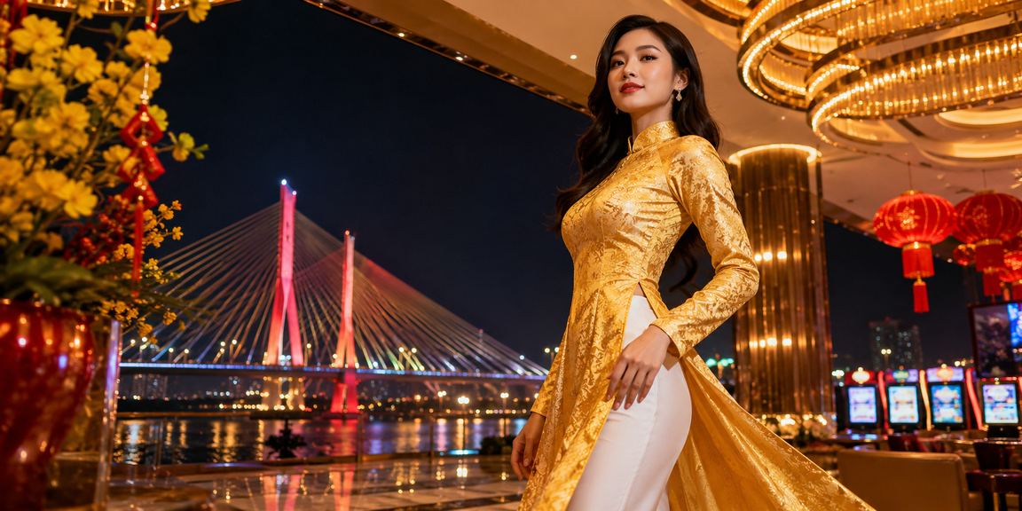 Người dùng Cần Thơ xem trợ giúp cá cược trên điện thoại trong khung cảnh áo dài